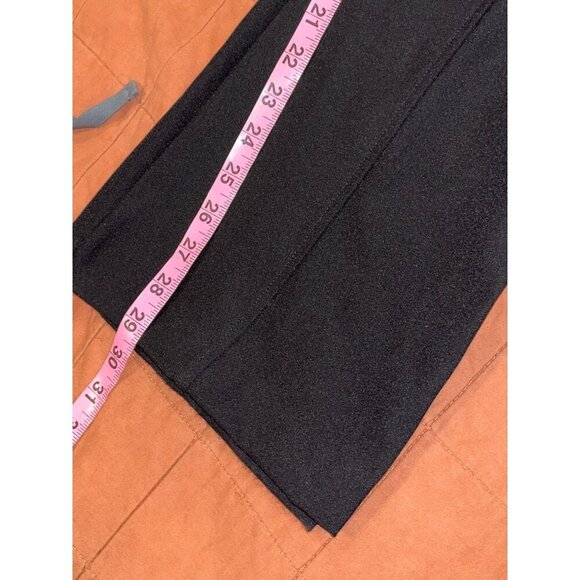 House Of Harlow 1960 Black Pull On Dark Wash Flared Pants Women's Size 6 - Picture 8 of 11